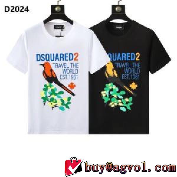 DSQUARED2スーパーコピー 2色可選 Tシャツ 2025春夏 人気販売中 カジュアル 流行に関係なく長年愛用できる