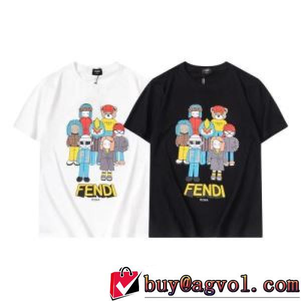ランキング1位 2026春夏 Tシャツ 2色可選 FENDIブランドスーパーコピー 流行に関係なく長年愛用できる カジュアル