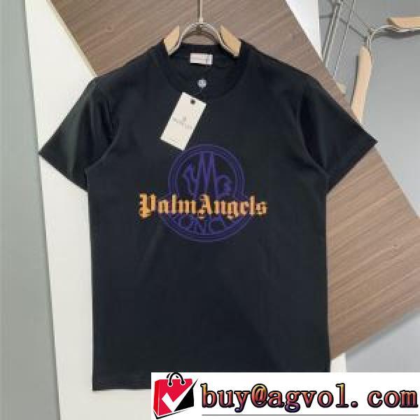 ラウンドネック 2026春夏 半袖Tシャツ セレブ愛用の超人気商品 MONCLERコピー 使い勝手抜群 オリジナル 2色可選