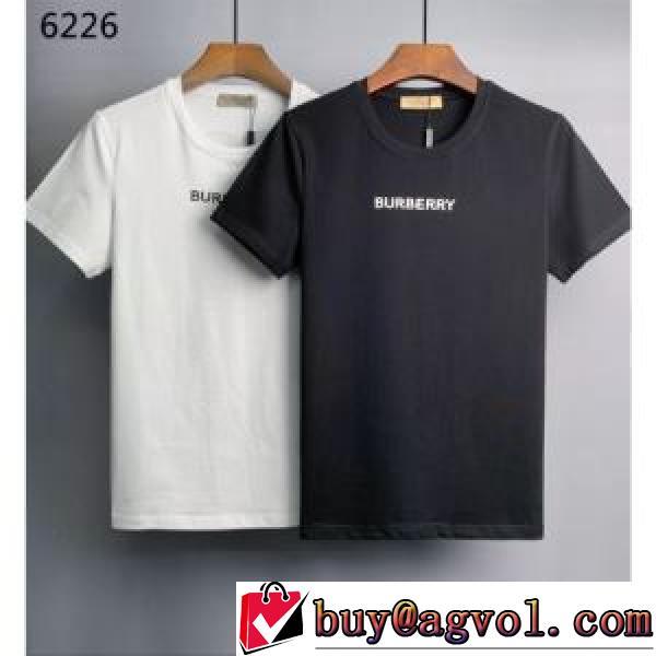 サイズ豊富 2026春夏 バーバリーブランド コピー 半袖Tシャツ 2色可選 スタイリッシュな印象 クールビズ 超目玉