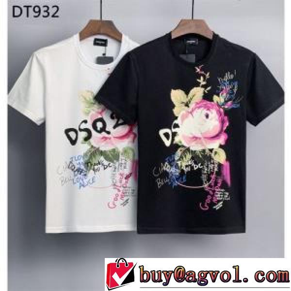 ディースクエアードブランド コピー 2026春夏 Tシャツ 2色可選 オリジナル 超目玉 ショートパンツ 確定となる上品