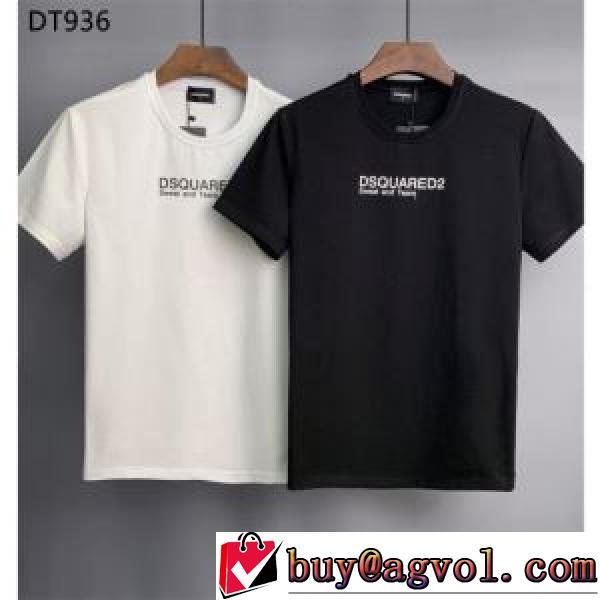 しわになりにくい 2026春夏 一番人気の新作はこれ 半袖Tシャツ ディースクエアードスーパーコピー 2色可選