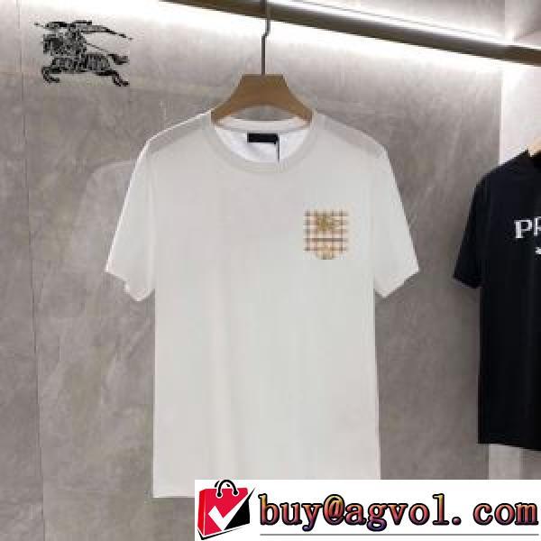 2026春夏 シンプル 注目のアイテム 半袖Tシャツ 2色可選 バーバリーコピーブランド しわになりにくい