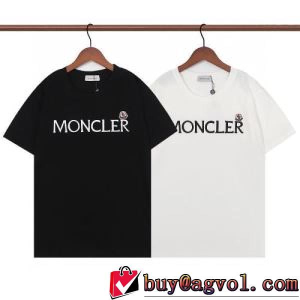 バリエーションに富む MONCLERスーパーコピー 激安 2025春夏 Tシャツ 2色可選 人気販売中 シンプル