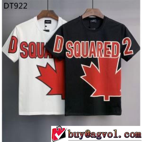 デザイン性の高い ディースクエアードブランド 偽物 通販 2025春夏 Tシャツ 2色可選 大絶賛の履き心地! プリント 快適