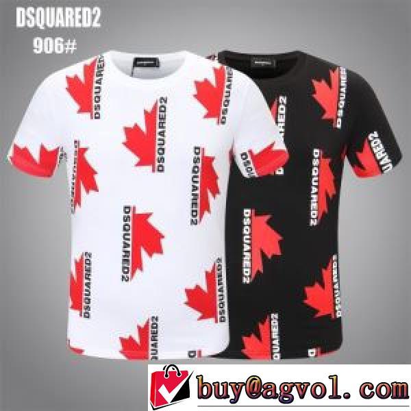 ディースクエアードスーパーコピー 代引 2026春夏 プリント 今買い◎得 2色可選 Tシャツ 優しいフィット感