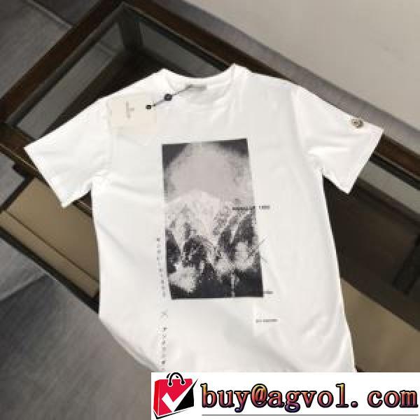2026春夏 細身のシルエット 2色可選 モンクレールコピー ブランド 利便性に優れ プリント 半袖Tシャツ