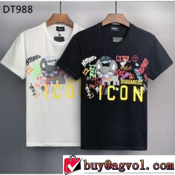 半袖Tシャツ 細身のシルエット 流行に関係なく長年愛用できる 2色可選 DSQUARED2スーパーコピー 落ち着いた感覚 2026春夏