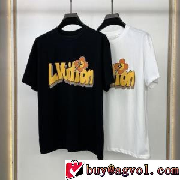 半袖Tシャツ 2色可選 クールビズ 2026春夏 LOUIS VUITTONブランドコピー 売れ筋のいい ラウンドネック