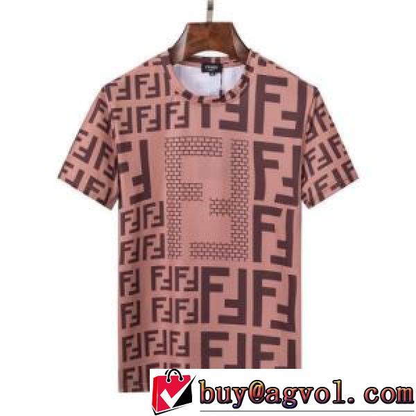 活用できるアイテム 2026春夏 半袖Tシャツ FENDIコピー ブランド 乾きやすい ラックスした雰囲気