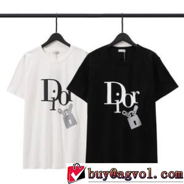 半袖Tシャツ 2026春夏 ラウンドネック 流通限定モデル 2色可選 ディオールスーパーコピー 通気性に優れた