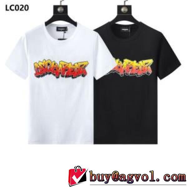 実用性に溢れるアイテム 2026春夏 半袖Tシャツ 2色可選 ディースクエアードコピー ブランド 収縮性のある