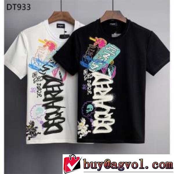 ショートパンツ 確定となる上品 ディースクエアードブランド 偽物 通販 2色可選 半袖Tシャツ 2026春夏 レジャー