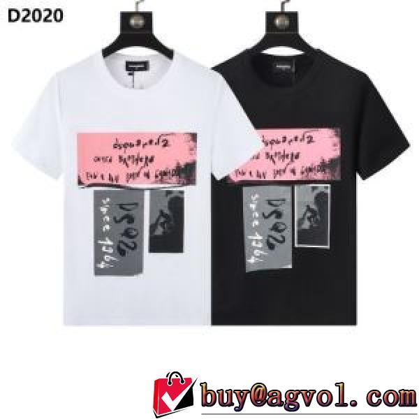 半袖Tシャツ 2色可選 一番人気の新作はこれ プリント 2026春夏 ディースクエアードスーパーコピー 激安 流行に関係なく長年愛用できる