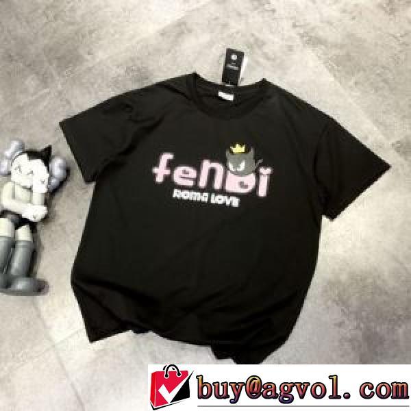 2026春夏 半袖Tシャツ 2色可選 フェンディコピー 数に限りがある 気軽にカジュアルに使える