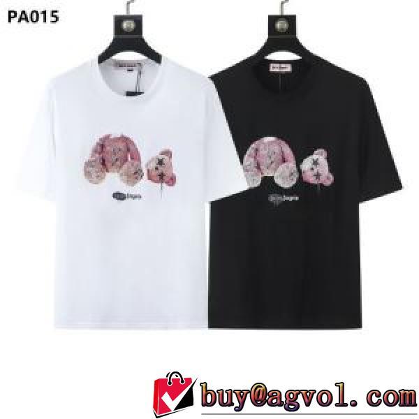バリエーションに富む 2026春夏 今買い◎得 半袖Tシャツ 超目玉 2色可選 ラウンドネック Palm Angels 偽物ブランド