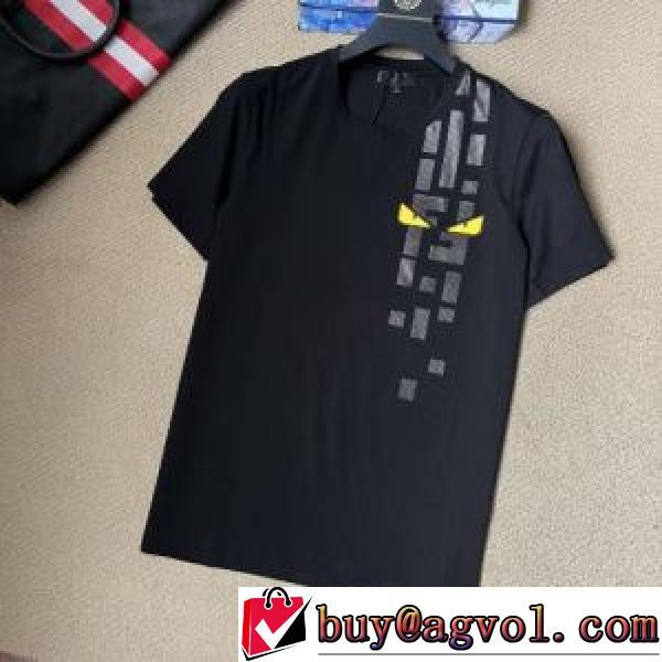 人気 ランキング 吸汗速乾 フェンディ偽物ブランド 半袖Tシャツ 2026春夏 肌に馴染みやすい 2色可選