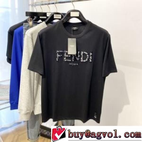 2026春夏 半袖Tシャツ 耐久性に優れ フェンディブランドコピー お洒落に魅せる レジャー