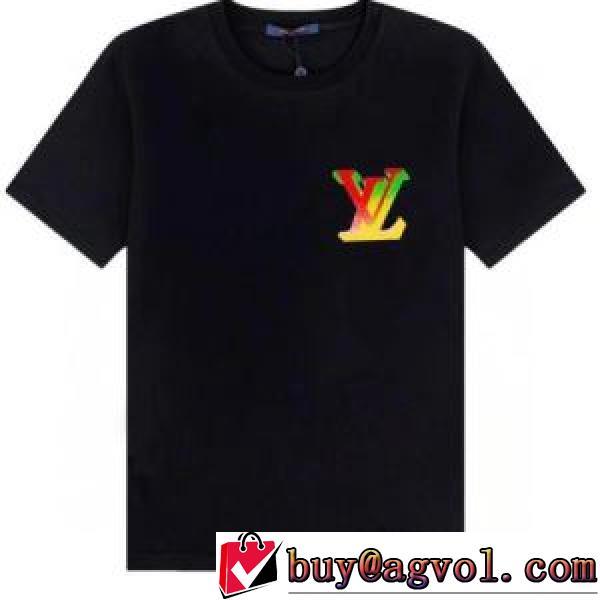 半袖Tシャツ 2色可選 LOUIS VUITTON偽物ブランド 大絶賛の履き心地! プリント 乾きやすい 2026春夏 レジャー