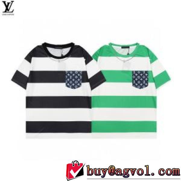 海外セレブ愛用 クールビズ 2色可選 LOUIS VUITTONブランドスーパーコピー 2026春夏 半袖Tシャツ 体の運動機能を助け