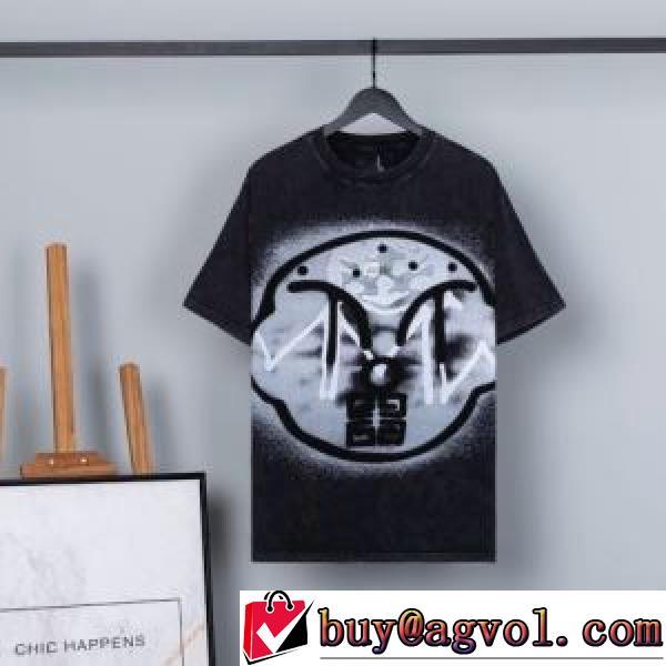 個性的なデザ 半袖Tシャツ 優しいフィット感 消臭抗菌効果がある GIVENCHYブランド コピー 2025春夏