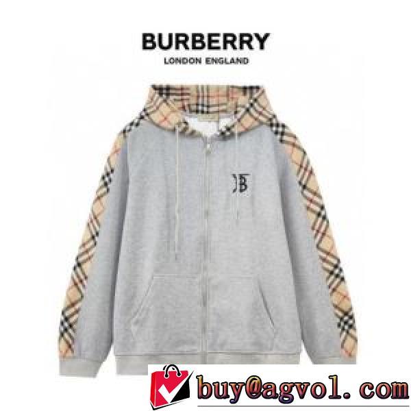 チェック柄 BURBERRYスーパーコピー 激安 ジャケット 2026新作 フード付きコート 海外セレブ愛用