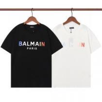 2026春夏 魅力ファッション 半袖Tシャツ しわになりにくい 吸汗速乾 バルマンブランド 偽物 通販 2色可選