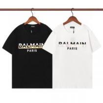 お洒落に魅せる カジュアル 2色可選 半袖Tシャツ バルマンコピーブランド 吸汗速乾 2026春夏 個性的 