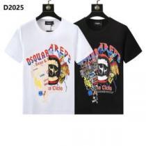 半袖Tシャツ 2026春夏 しわになりにくい 豊富なサイズ DSQUARED2コピー 2色可選 クールビズ