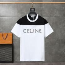 自然な肌触り CELINEコピーブランド 半袖Tシャツ 2026春夏 カッコいい印象を付ける ファッション 人気 2色可選