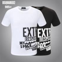Tシャツ 縦には伸びにくい 2色可選 ディースクエアードコピー 2025春夏 細身のシルエット もっとも高い人気を誇る