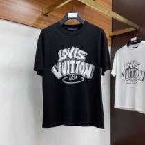 人気新品★超特価★ ルイ ヴィトンブランドコピー 2026春夏 しわになりにくい 2色可選 半袖Tシャツ