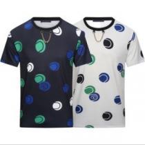 LOUIS VUITTONスーパーコピー 2026春夏 水玉ドットプリント 半袖Tシャツ 洗練を十分に演出する ラウンドネック 2色可選