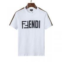 2026春夏しわになりにくい  細身のシルエット 半袖Tシャツ 変わらない人気を誇る FENDIスーパーコピー