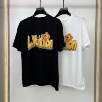 半袖Tシャツ 2色可選 クールビズ 2026春夏 LOUIS VUITTONブランドコピー 売れ筋のいい ラウンドネック