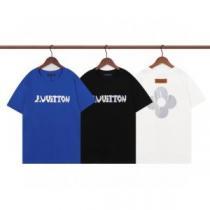 人気新品★超特価★ LOUIS VUITTONスーパーコピー 激安 3色可選 2026春夏 半袖Tシャツ 柔らかい手触り カジュアル
