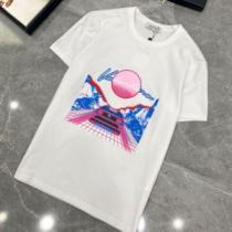 2026春夏 ヴァレンティノコピーブランド 売れ筋のいい 2色可選 カジュアル 収縮性のある プリント 半袖Tシャツ
