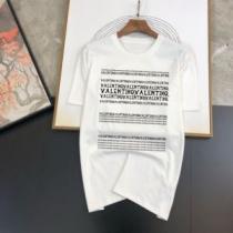 ラウンドネック 半袖Tシャツ 自然な肌触り ヴァレンティノ偽物ブランド 2026春夏 セール中 2色可選
