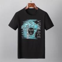 ラウンドネック 半袖Tシャツ 2色可選 2026春夏 オリジナル 実用性に溢れるアイテム ヴェルサーチスーパーコピー