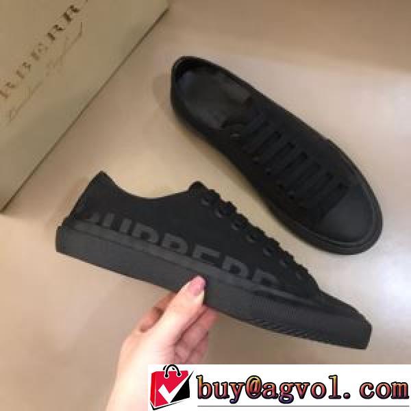 高級感ある 2026新作 フラットシューズ BURBERRYコピー ブランド 飽きの来ない 靴の滑り止め