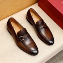 革靴 2026新作 FERRAGAMOブランド コピー 最安値に挑戦 フォーマルシューズ 3色可選