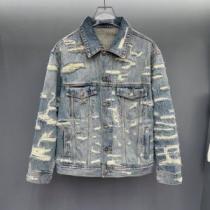 ビンテージ感溢れる GIVENCHYコピー デニムジャケット 2026新作 極上の着心地 ジッパー付