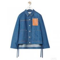 LOEWEブランドコピー デニムジャケット 2026新作 2色可選 上品な輝きを放つ形 しっかりとしたデニム地