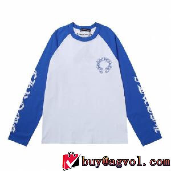 クロムハーツブランド 偽物 通販 ラックスした雰囲気 【新アイテム】 優しいフィット感 長袖Tシャツ 2026新作