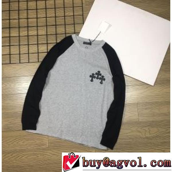 2026新作 デザイン性の高い モデル大絶賛♪ 長袖Tシャツ クロムハーツスーパーコピー 激安 優しいフィット感