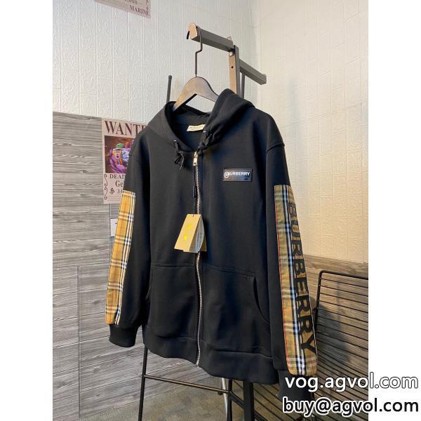Burberryブランド 偽物 通販パーカ付き適度な光沢感があり秋冬シーズン継続トレンド新着