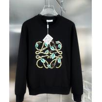 ロエベコピー LOEWE 22ss秋冬新モデル刺繍の花のカップルの款の頭を覆う衛衣