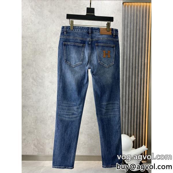 ジーンズHERMESブランド フェイク必买海外よりお届け　限定品着まわしアクセント