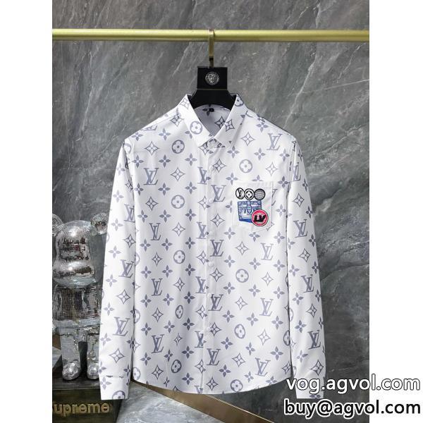 ルイ ヴィトン LOUIS VUITTON使い勝手の良いトレンド大人の色味ハイエンド長袖Tシャツブランド コピー  