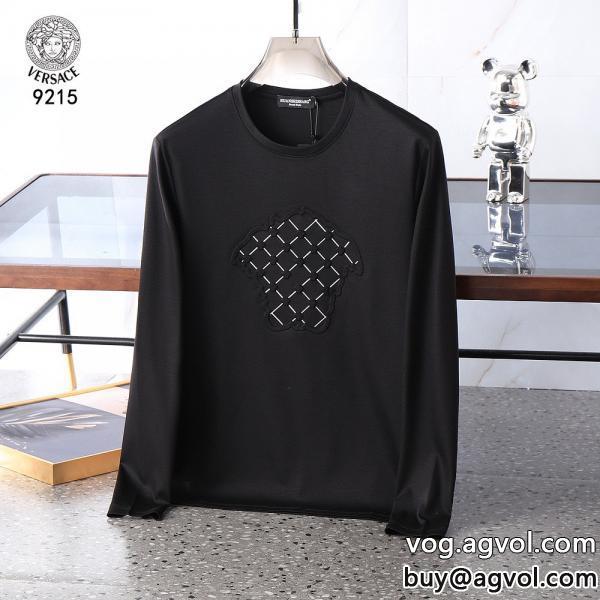 偽物 通販 ハイエンド長袖TシャツヴェルサーチVERSACE在庫希少今流行